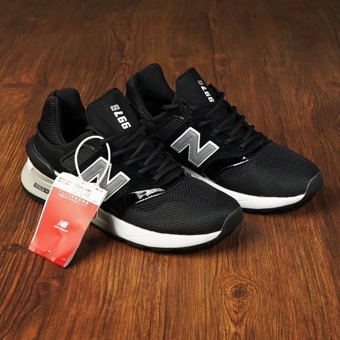 SEPATU NB 997s Black Grey White GRADE ORIGINAL - Hitam, 39