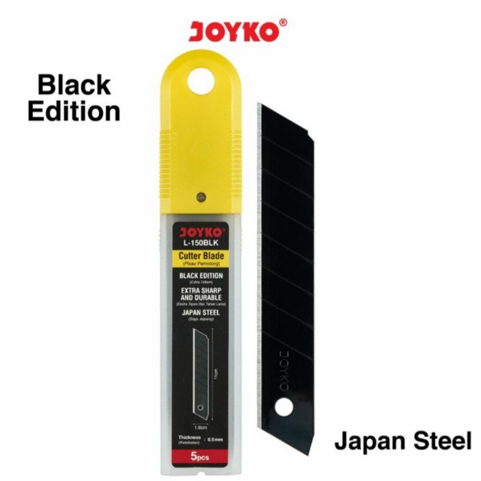 

Isi Cutter JOYKO L-150 Hitam (1 Tube isi 5pcs)