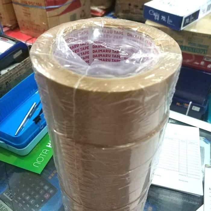 

Lakban Bening 100 Yard Daimaru 2 inch - Cokelat
