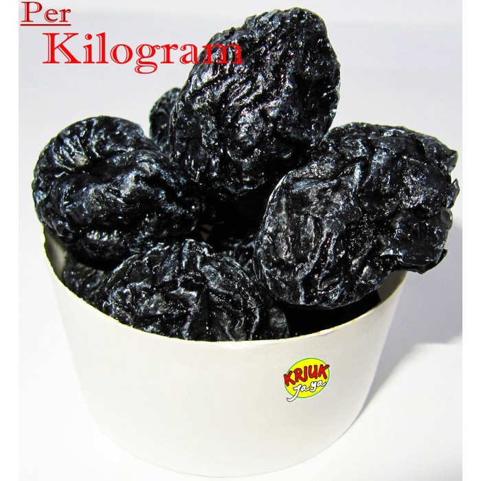 

FLASH SALE - PROMO SPESIAL Manisan Plum Kiamboy / Kiamboi Hitam Kering ( Kiloan / Curah )