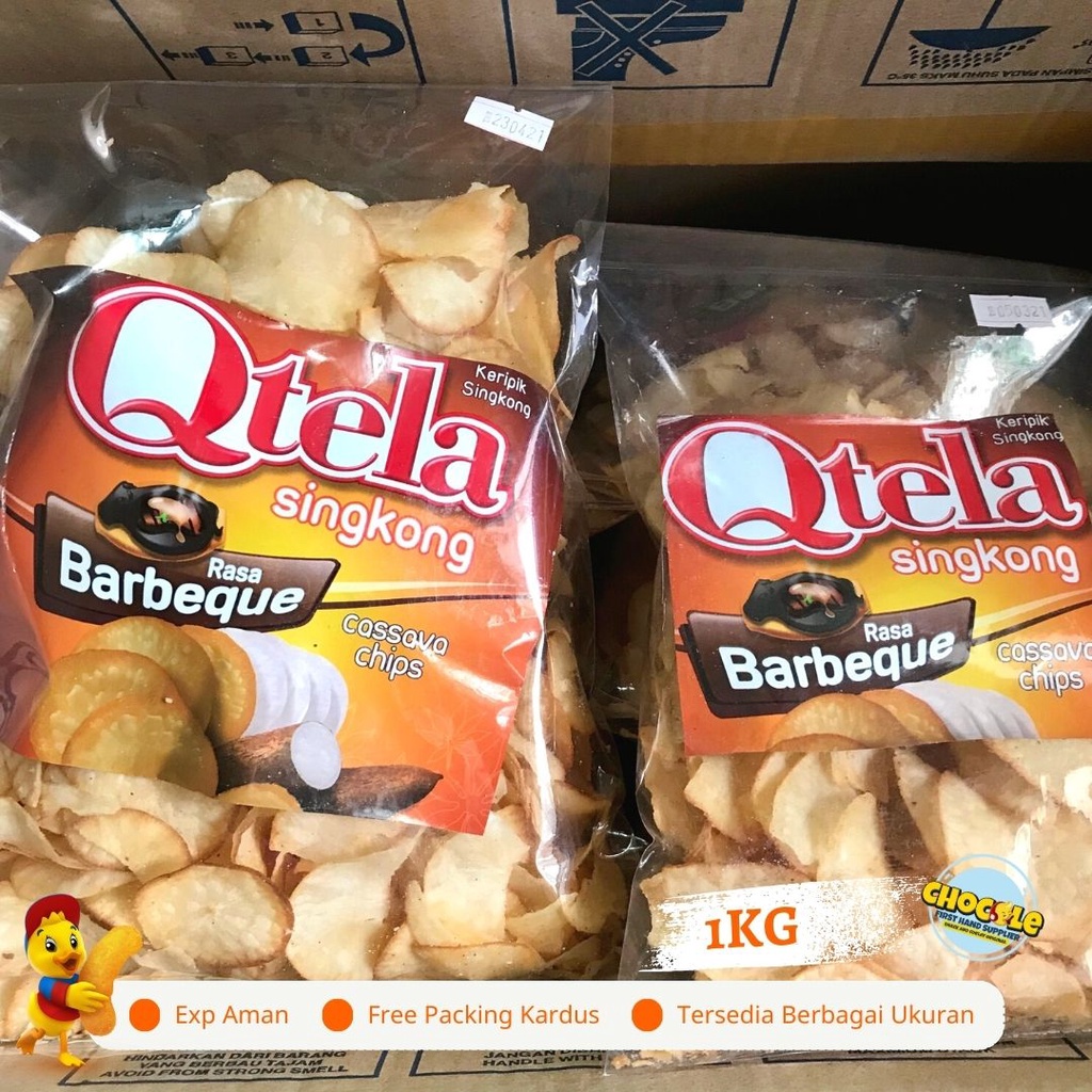 

PROMO 12.12 QTELA SINGKONG BBQ 1KG I PUSAT SNACK DAN COKLAT KILOAN ORIGINAL I CEMILAN INDOFOOD I JABODETABEK