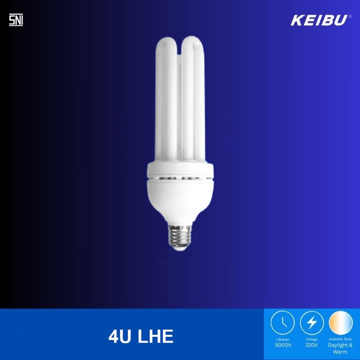 KEIBU Lampu Bohlam Hemat Energi LHE 4U 45W / 65W