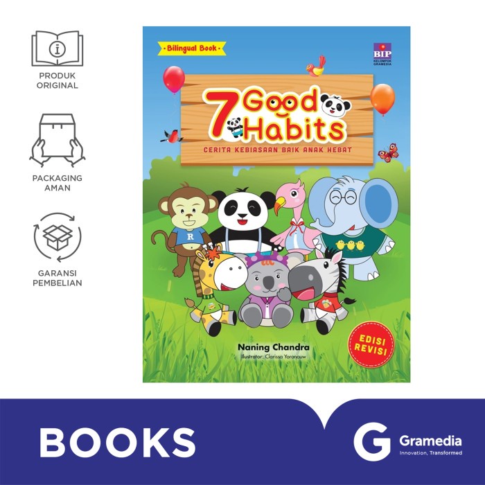 SALE Buku 7 Good Habits: Cerita Kebiasaan Baik Anak Hebat TERMURAH