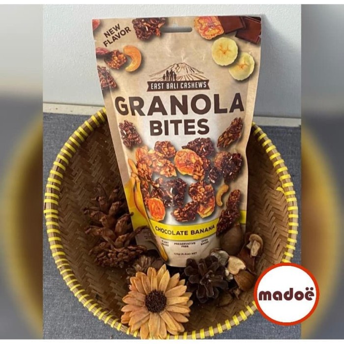 

✨PROMO✨ -Granola Bite East Bali Cashews 125 Gram - Choco Vanilla