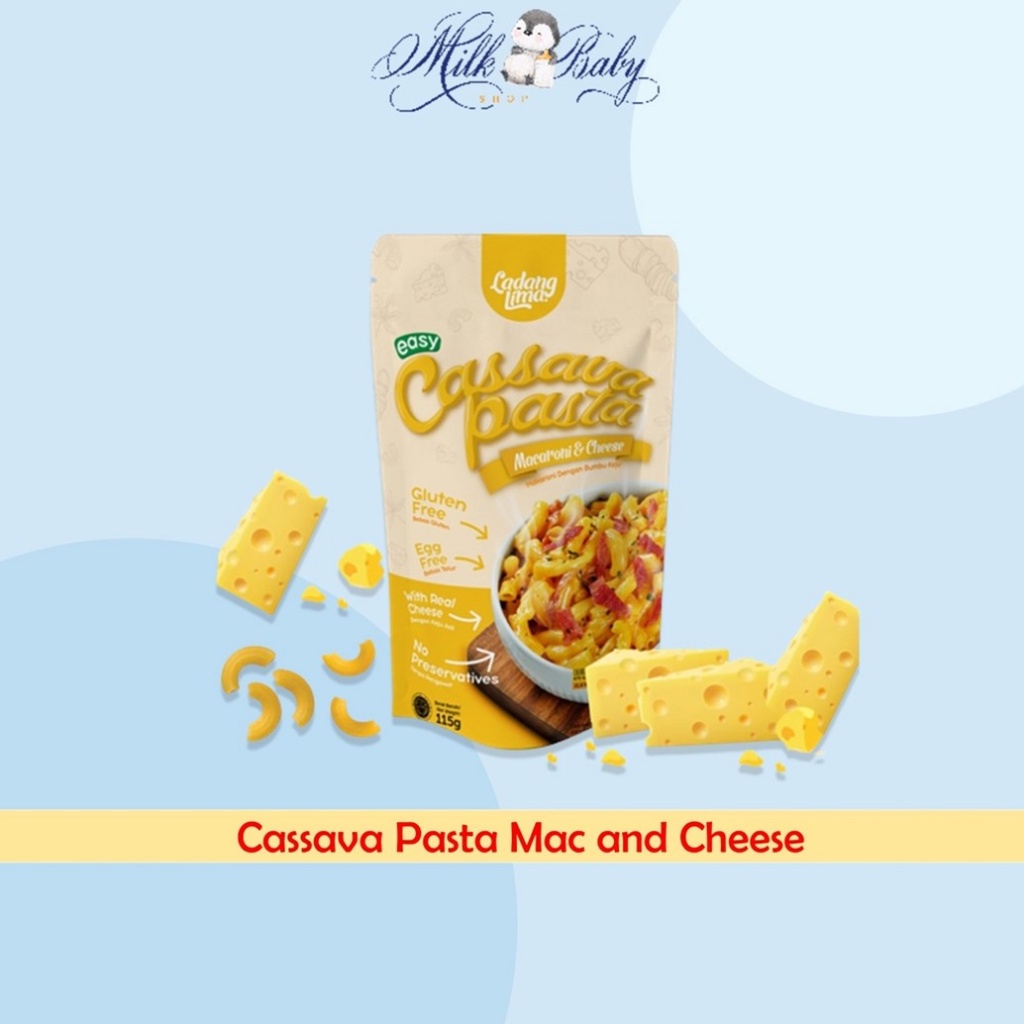 

Cassava Pasta Mac and Cheese Ladang Lima - Pasta Sehat Gluten Free