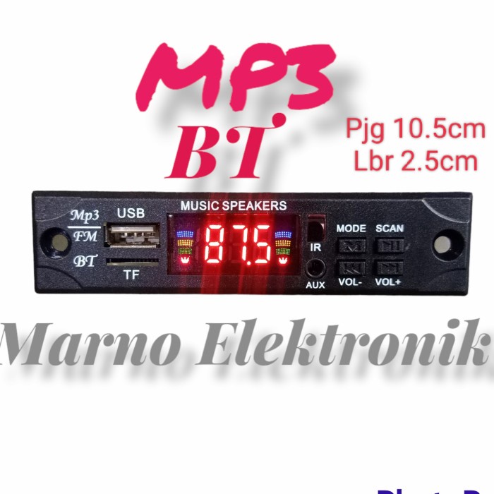 MP3 BT PLAYER MODUL KIT MP3 BLUETOOTH KWALITAS BAIK PART TOOL ELECTRO
