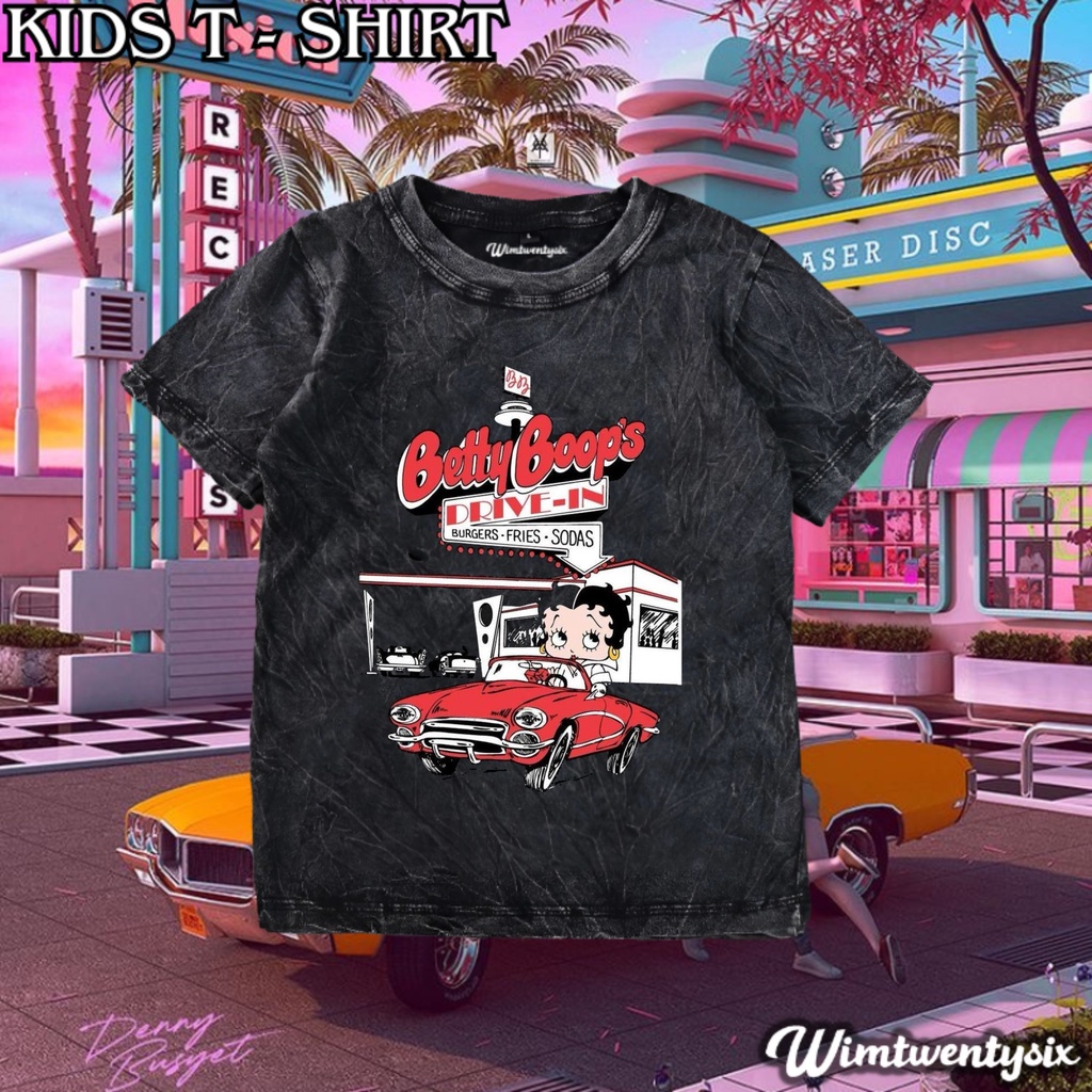 KAOS ANAK | BAJU ANAK | KAOS BETTY BOOP VINTAGE TEE