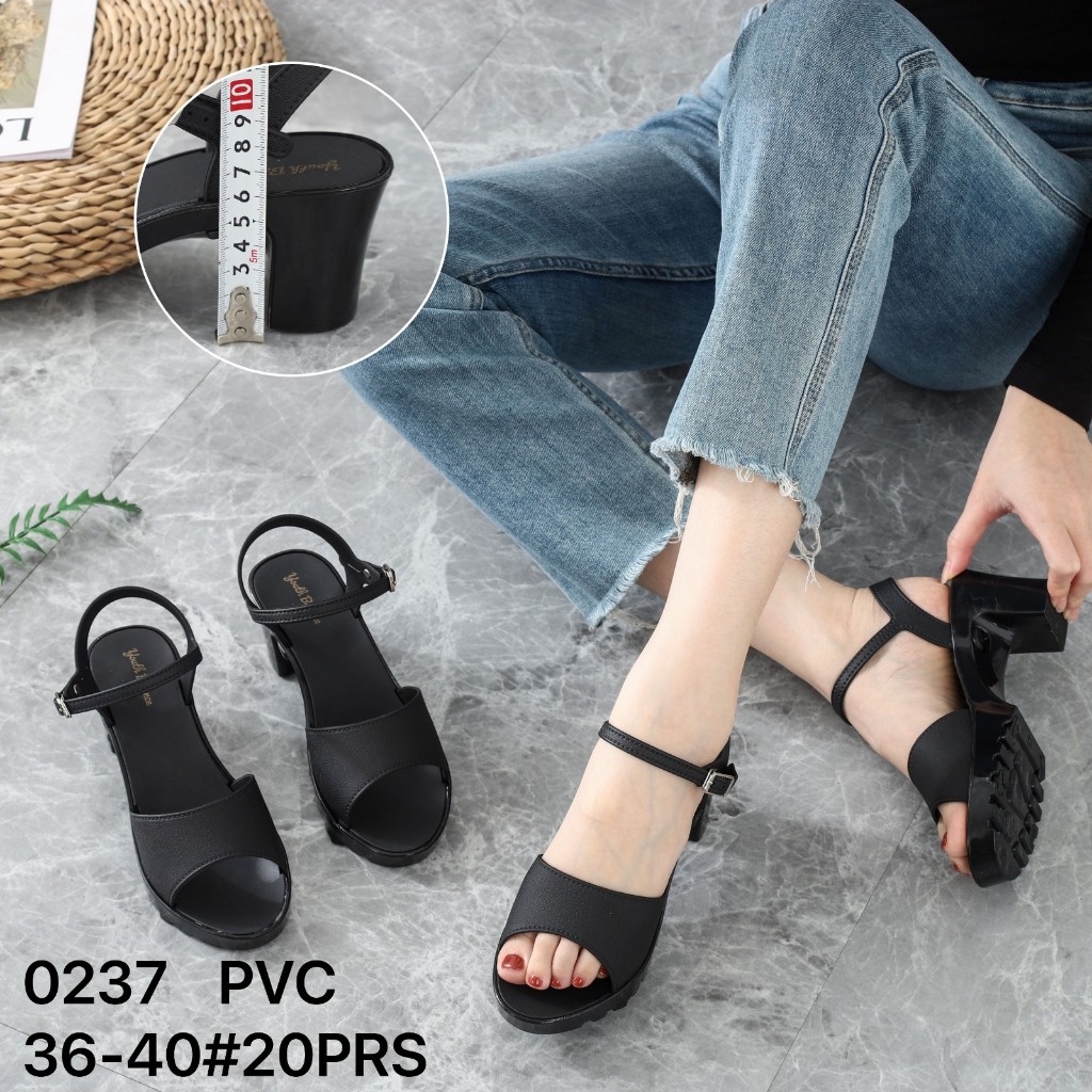Sandal Tinggi Heels Wanita 6cm / Wedges Wanita / Heels Wanita 6cm/ Sandal Pesta Balance 0237