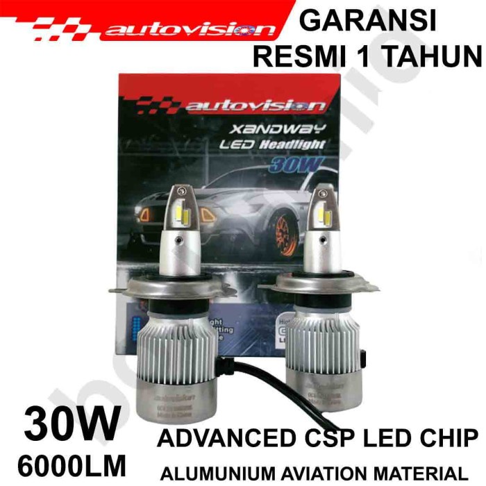 LAMPU LED Mobil HONDA FREED H4 Hi/Lo AUTOVISION XANDWAY Headlamp 6000K