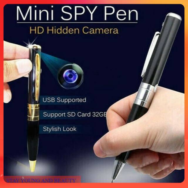 Pena perekam Suara + kamera spycam voice recorder pen sound recording spy cam  voice recording S