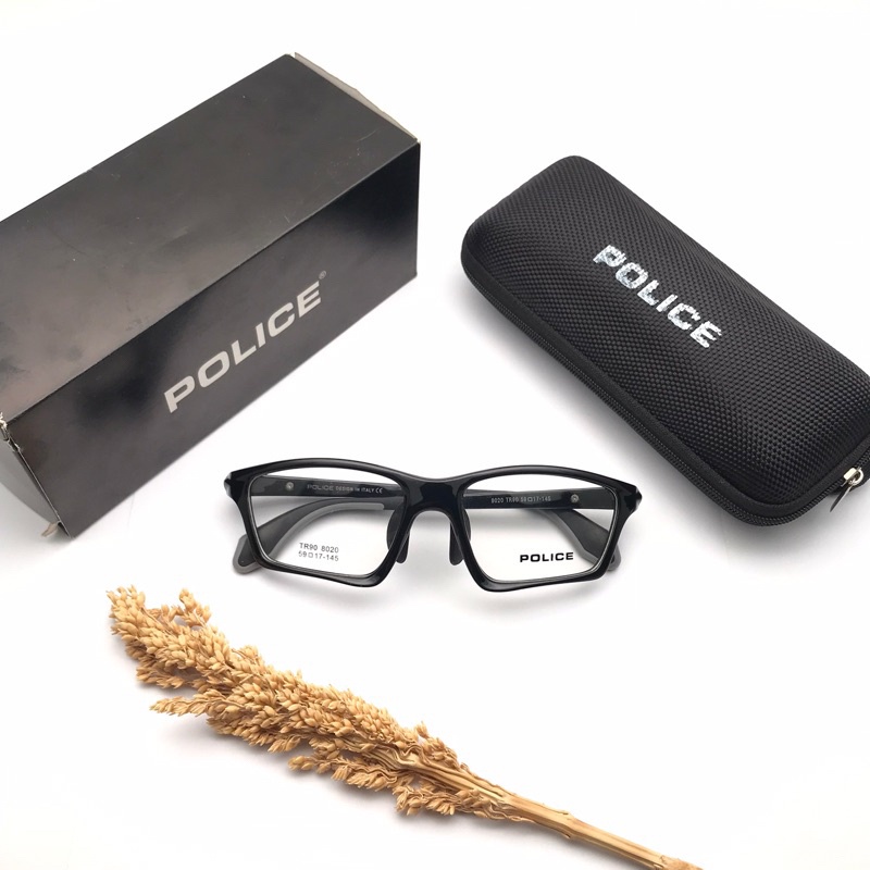 KACAMATA POLICE 8010 FASHION SPORT PRIA WANITA GAYA TRENDY SPORTY KEKINIAN FRAME PLUS MINUS