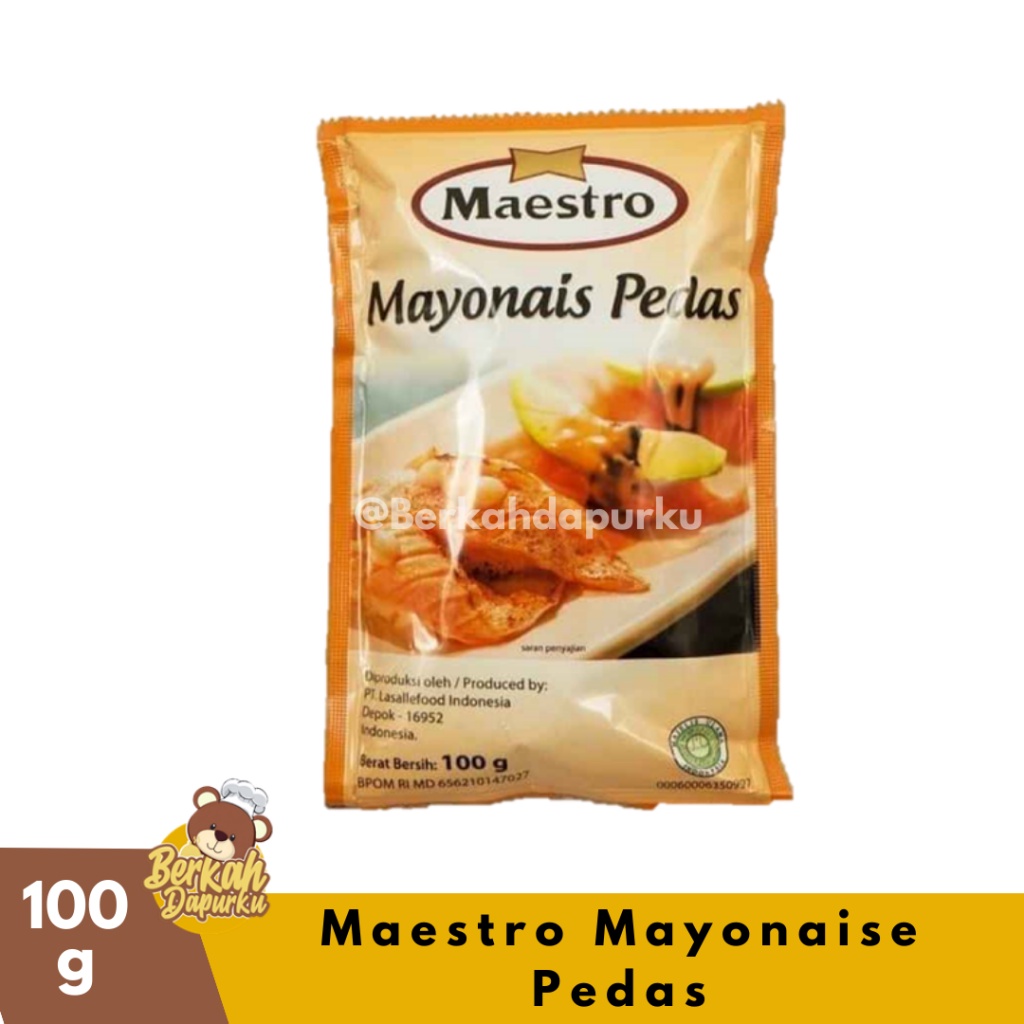 

Maestro Mayonais Sachet Pedas 100g Frozen Food Bogor