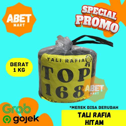 

Tali Rafia Hitam Kuat 1 Roll 1 Kg - Plastik Murah 1Kg Ikat Gulung Rol