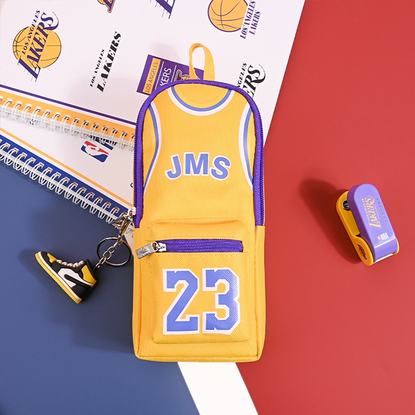

Kotak Tempat Pensil Motif Basketball Nba Jersey Kaos Basket NBA Pencil Case Unik Kotak Pencil Anak