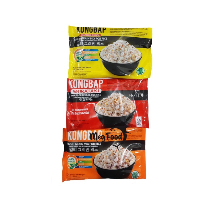 

Kongbap Multi Grain Mix|Biji Bijian Mix Untuk Beras 150 Gram