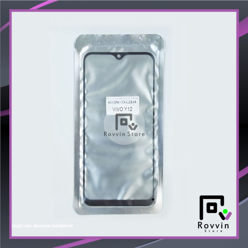 GLASS KACA DEPAN LCD TOUCSCREEN TC OCA GLUE VIVO Y12