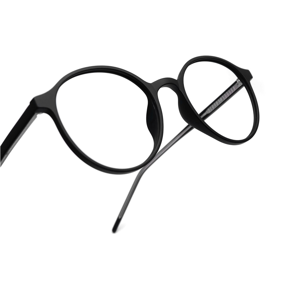 Uppernoose Palm - Frame Kacamata Skena Plastik Tebal Bulat Besar Oversized