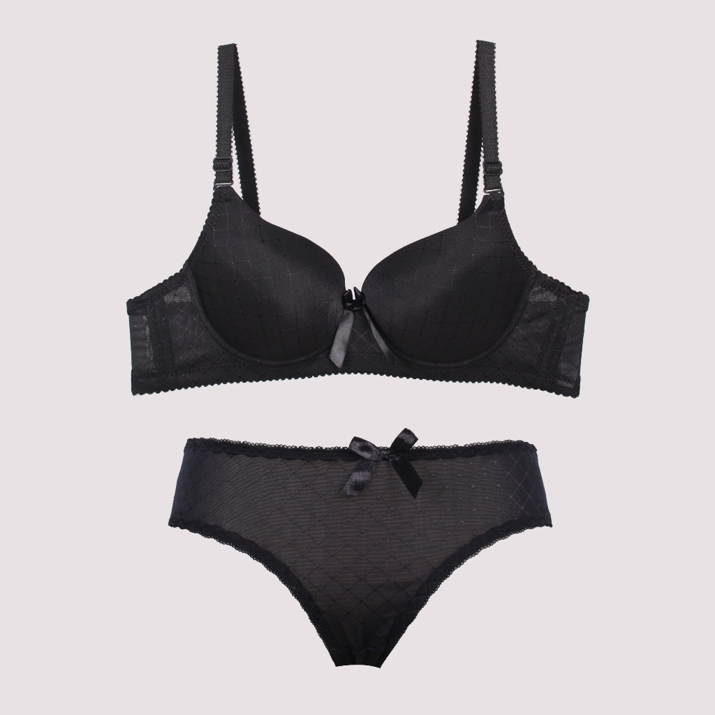 Bra Set Kawat Satin SS 718 | Bra Dan Cd | Size 36B- 42B