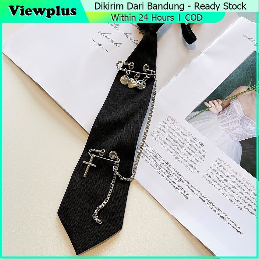 Dasi Hitam Fashion Korea Design Neck Tie Gothic/ Grunge/ Punk