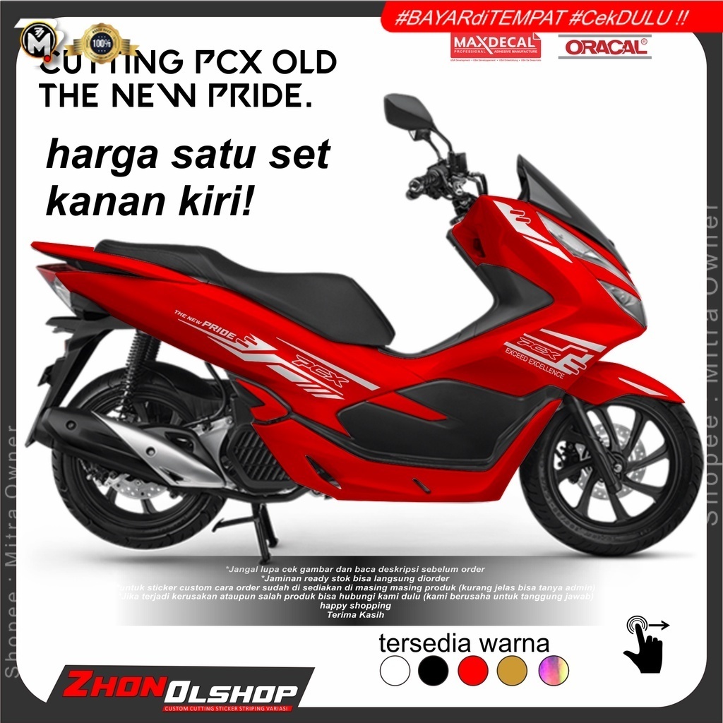 CUTTING STICKER PCX 2018 STRIPING VARIASI PCX 160 CUTTING STRIPING ALL PCX STRIPING PCX LIS BODY PCX