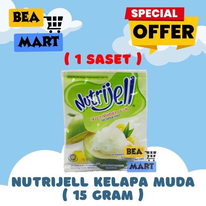 

Nutrijell Kelapa Muda 15 gr | Agar Agar Jelly Powder Instant 15gr gram