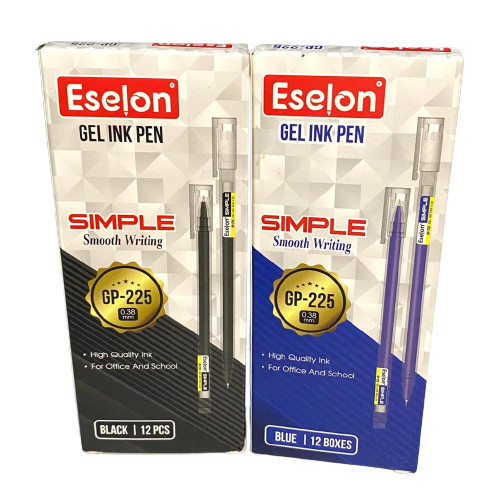 

Pulpen Gel SIMPLE ESELON - GP225 - 1 Pack (12 Pulpen)