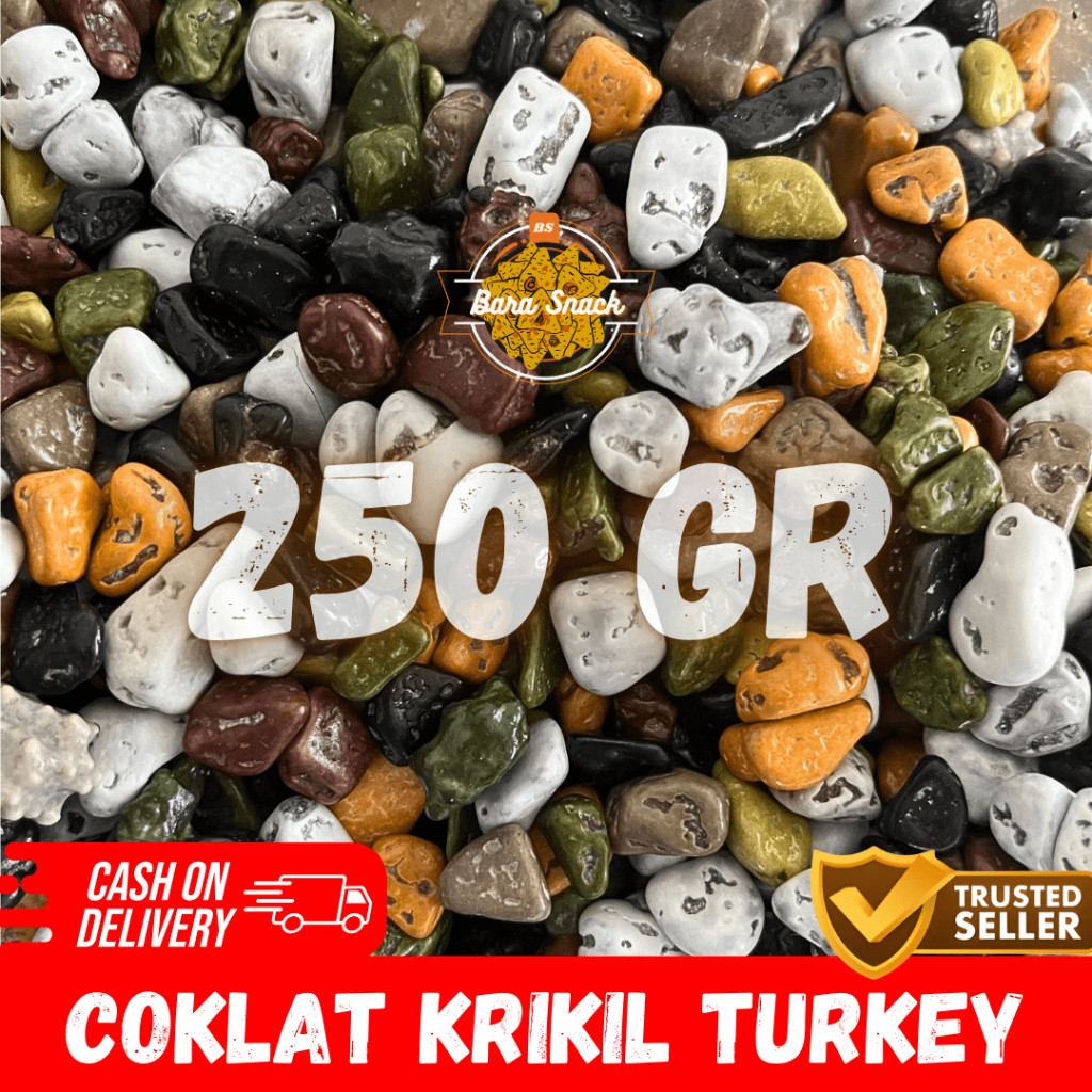 

[ 250gr ] Cokelat Krikil Fanatik Arab Premium / Chocolate Stone Asli Turkey