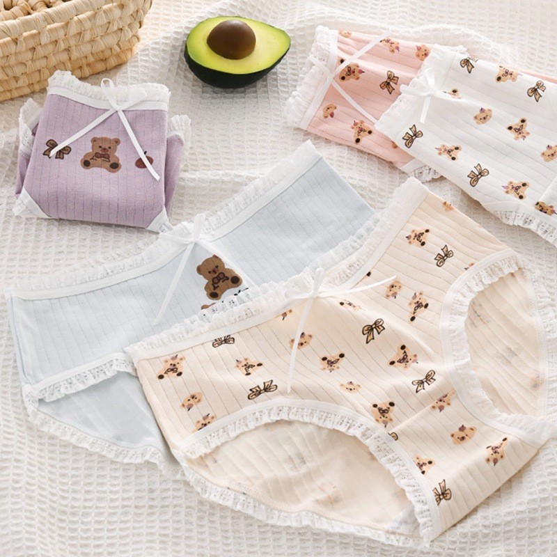 Celana Dalam Wanita Segitiga Aura 7039 Motif Kartun Bahan Adem Celana Dalam Karakter Kartun Lucu Cd 