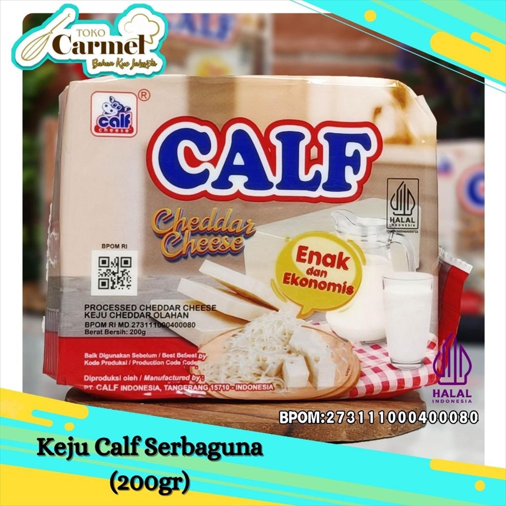 

Keju Calf Serbaguna 200gr - Keju Parut Serbaguna Cheese