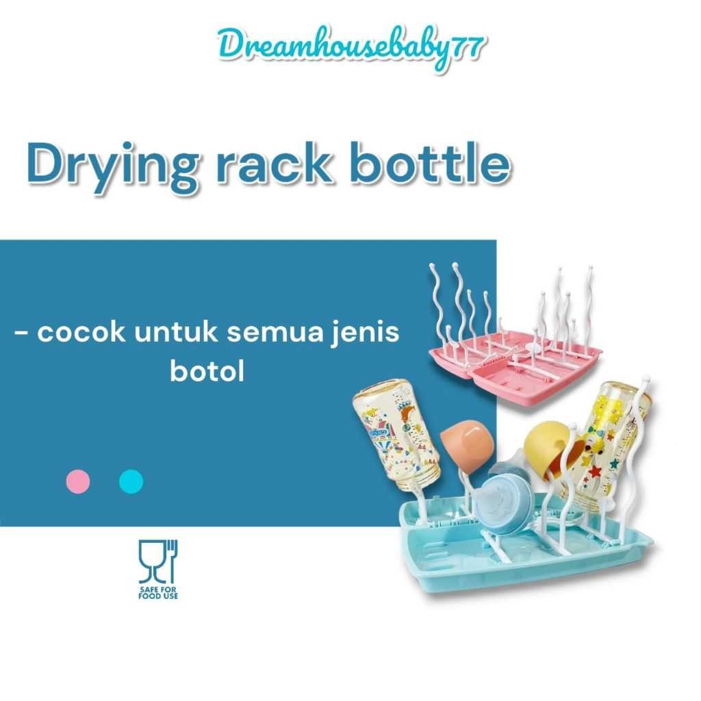 Rak Botol Susu Bayi Multi-fungsi: Penyimpanan, Pengeringan, Tempat Tiris - Perlengkapan Minum Unik u