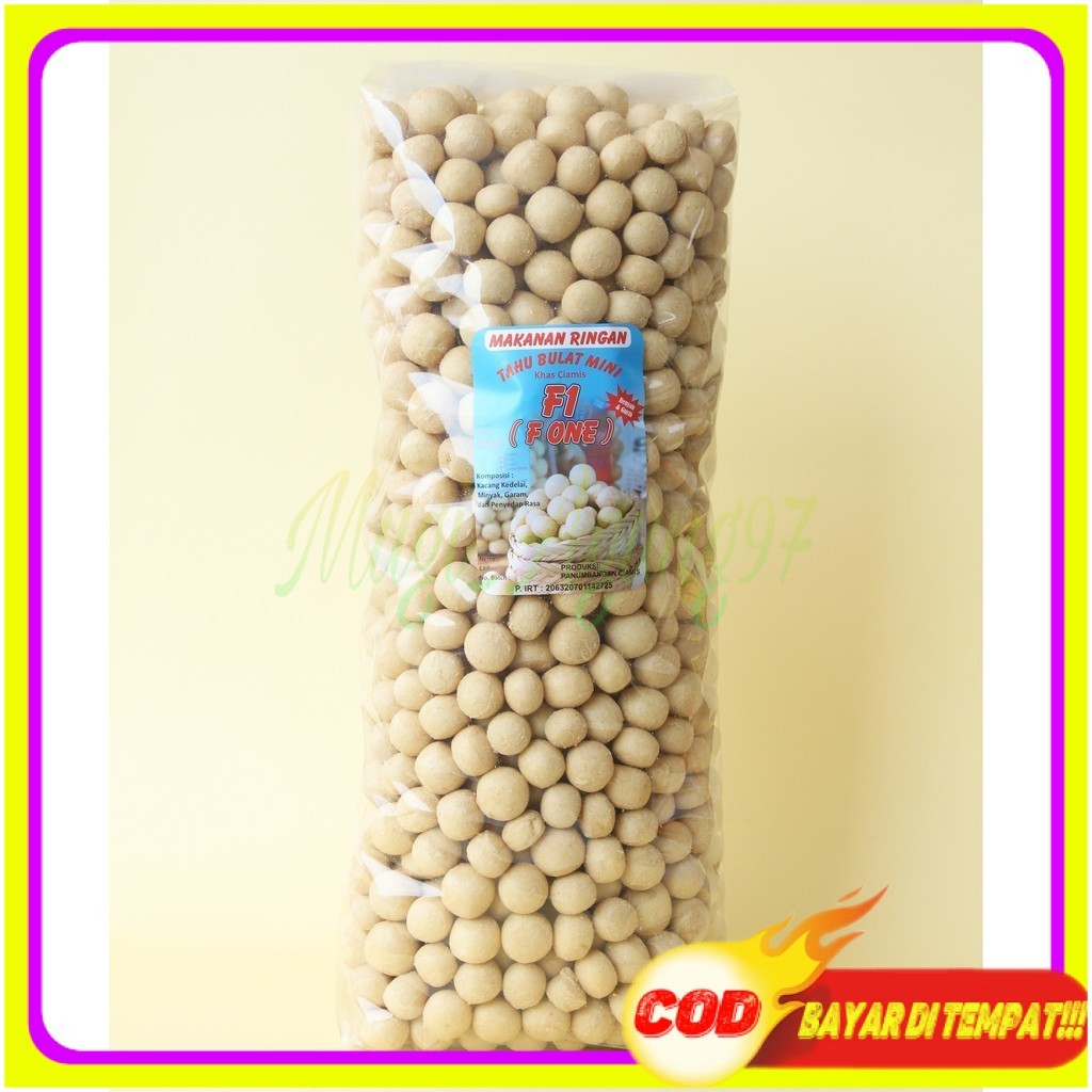 

Tahu Bulat Mini Kering F1 Ayam Bawang 1000gr (1 kg)