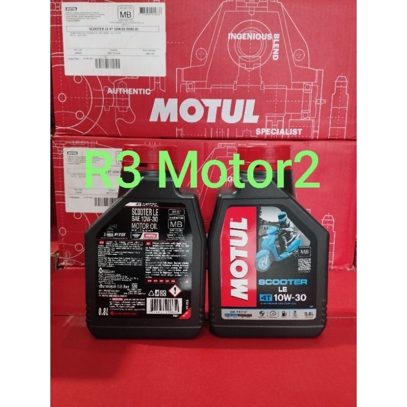 SD22 OLI MOTUL SCOOTER LE 4T 10W-30 0.8L UNTUK ALL MATIC MIO,VARIO,BEAT,PCX,VARIO 125,VARIO 150,VARI