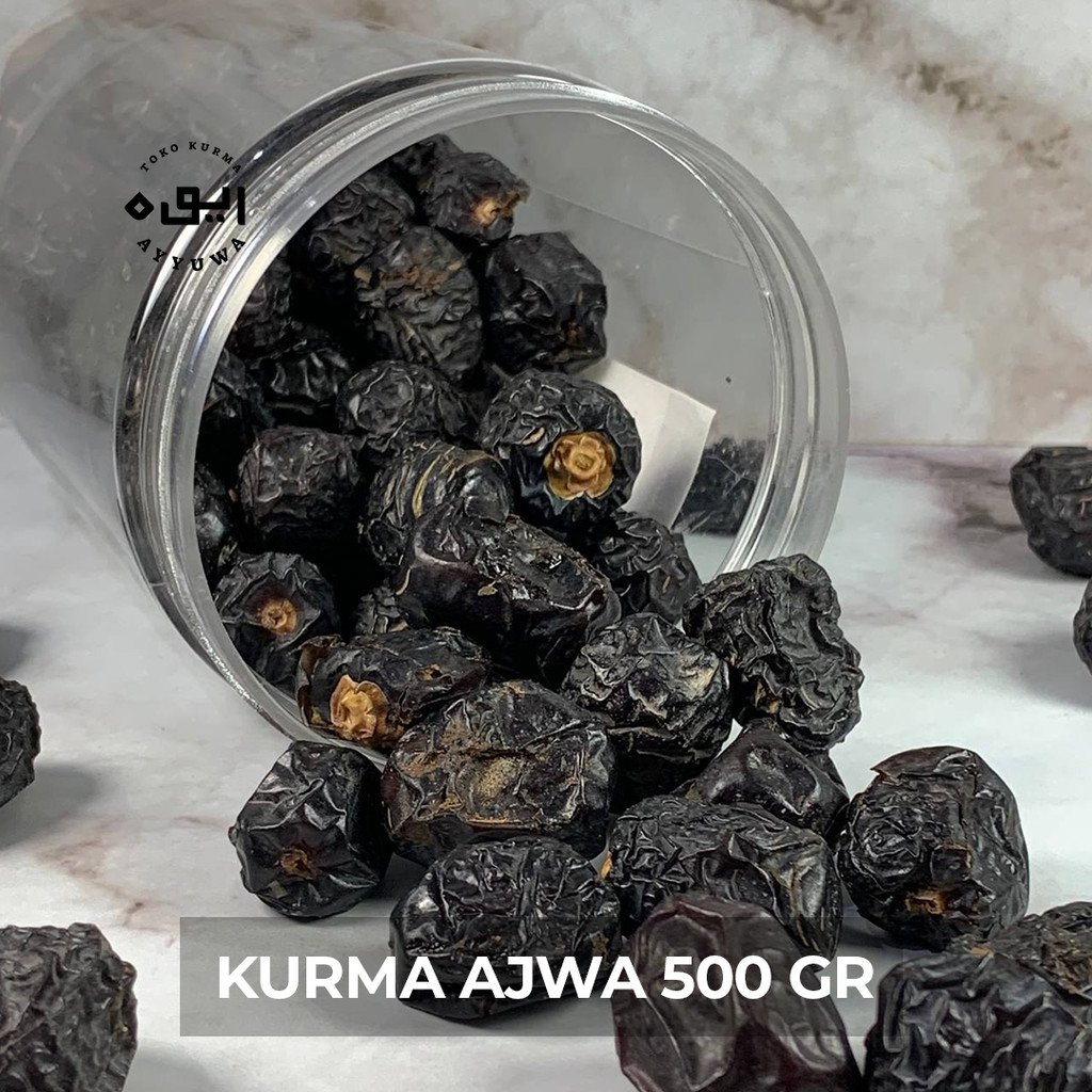 

KURMA AJWA PREMIUM KEMASAN 500GR TOPLES