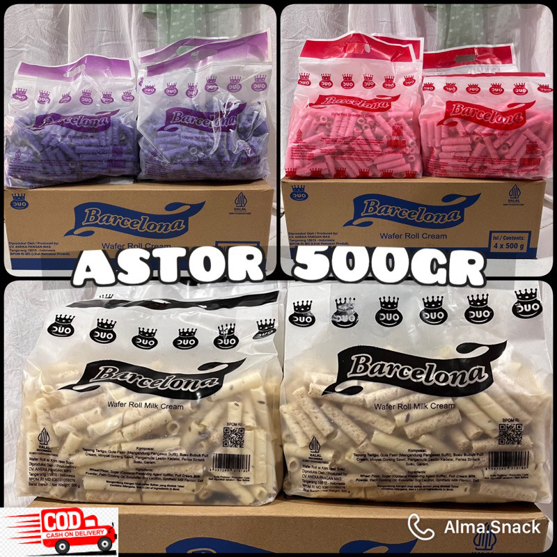 

ASTOR MINI KEMASAN 500gram BARCELONA