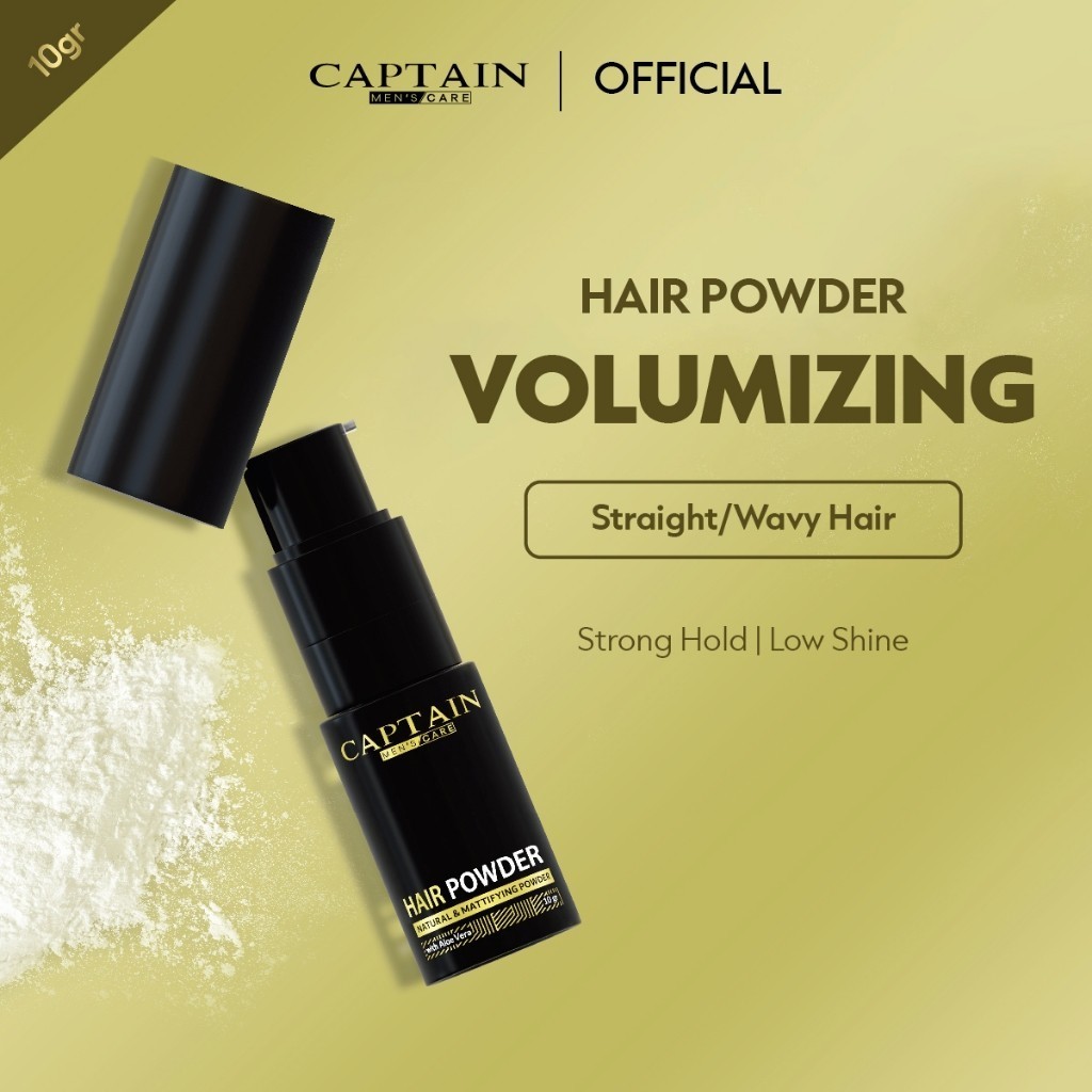 Captain Men's Care Hair Powder 10gr Captain Men Barbershop