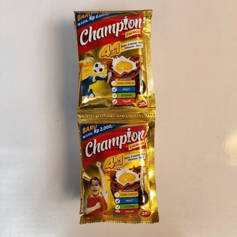 

Minuman Coklat Energen | Sereal Champion Cokelat Vanilla