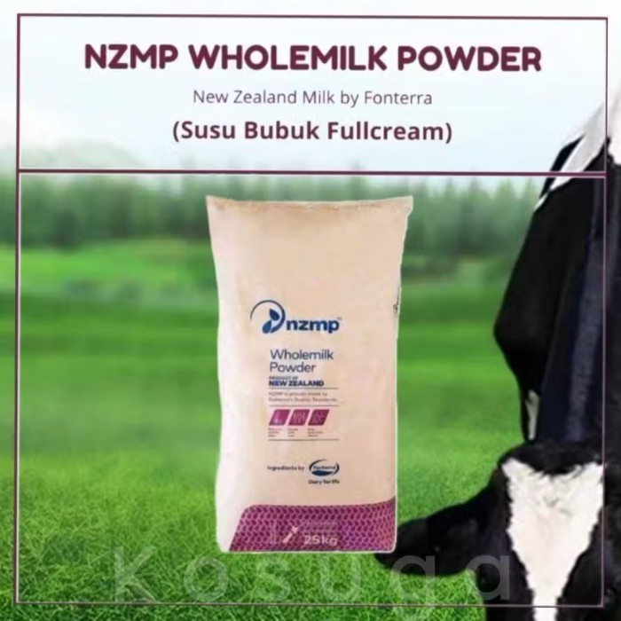 

TERBARU NZMP Whole Milk Powder Full Cream 1kg - Susu Bubuk kemasan Ulang Grade A Kualitas Super Repack 25kg