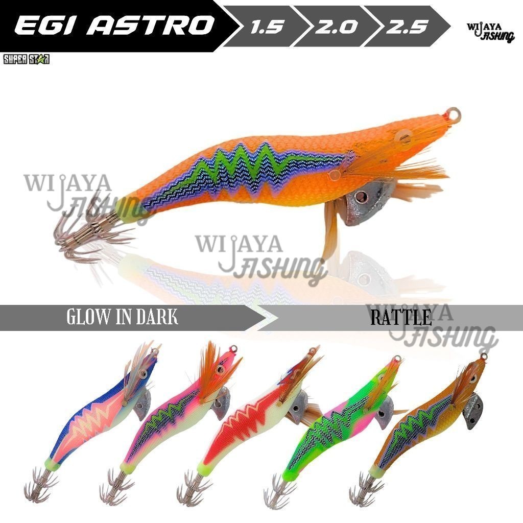 Lure Squid Jig Water Killer Umpan Pancing Egi Astro GID Cumi Wijaya Fishing