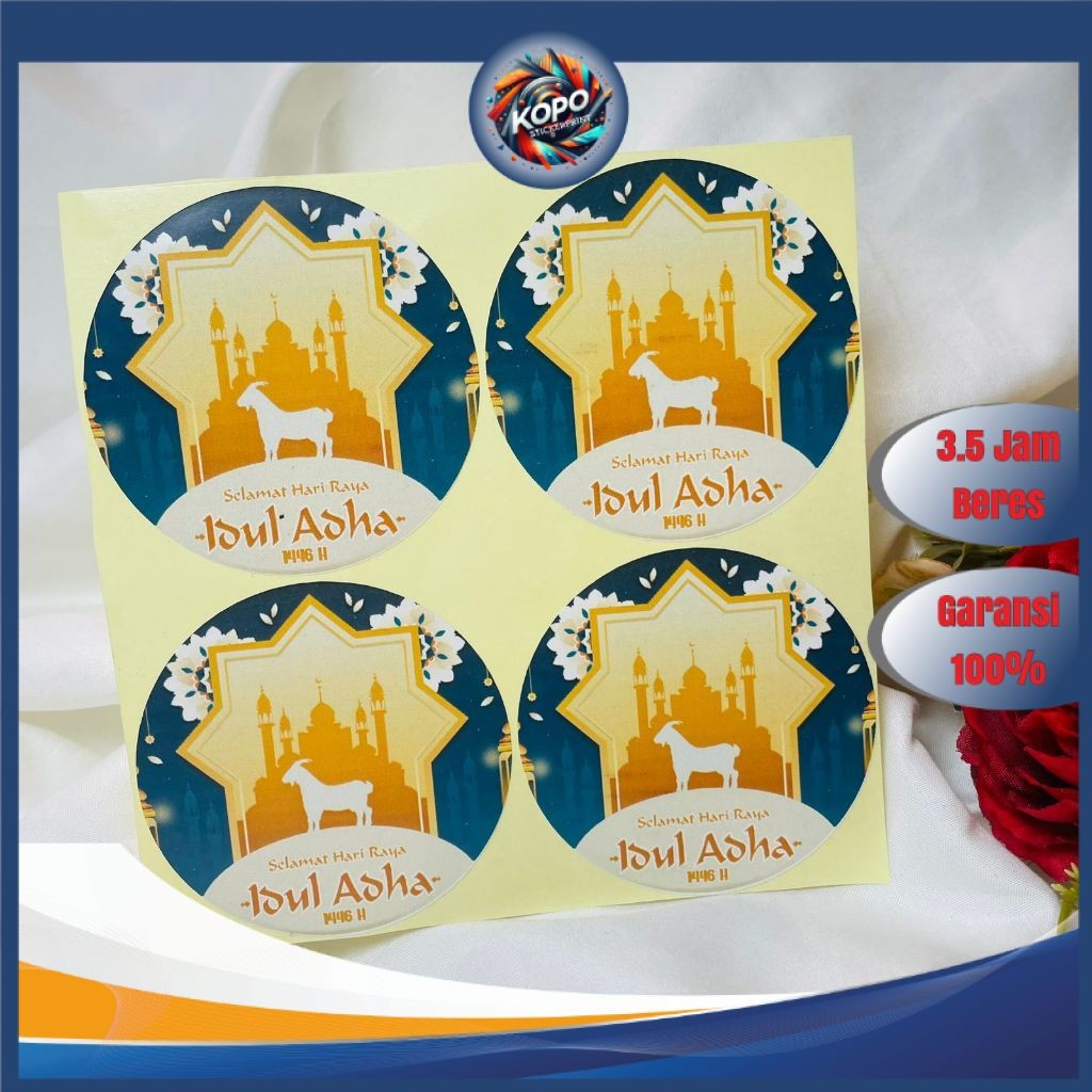

KOPO 2-4 Sticker Lebaran Haji Gift Ramadhan Sticker Selamat Hari Raya Idul Adha Free Desain