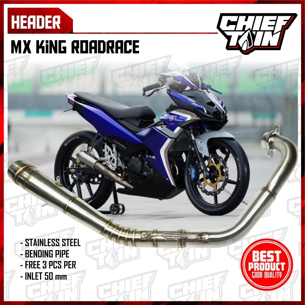 HEADER MX KING ROADRACE - LEHER MX KING ROADRACE