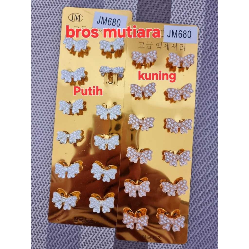 BROS dagu pita bros dagu pita kecil mutiara dan permata