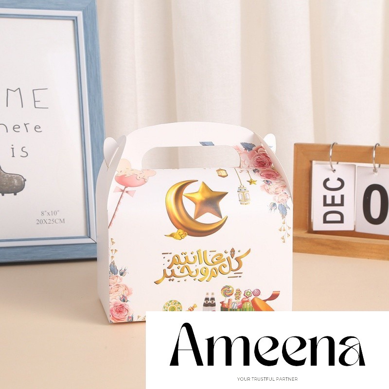 

Satuan- Gabble Box Lebaran Box Tenteng dengan pegangan Edisi Lebaran Ramadhan Idul Fitri