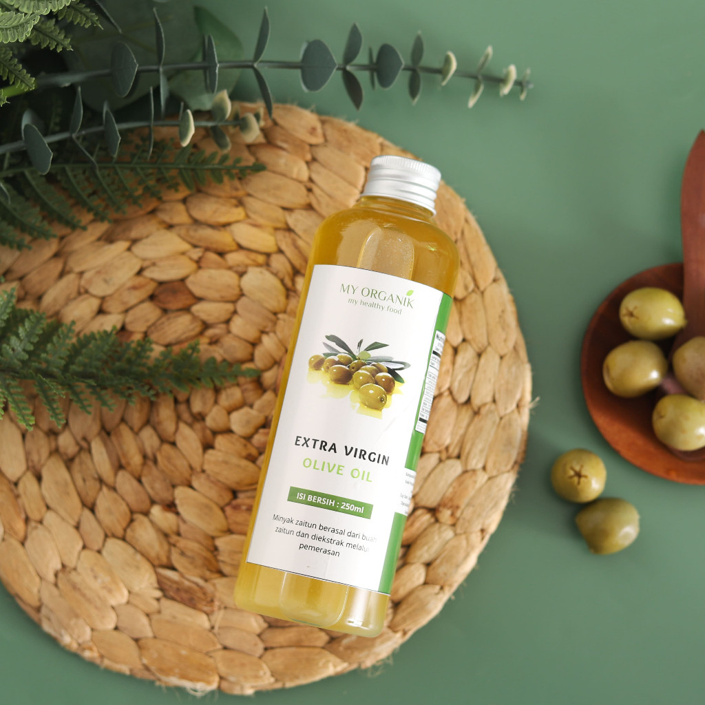 

My Organik Minyak Zaitun Extra Virgin Olive Oil Organic Premium Murni Asli 100% 500ml Kesehatan