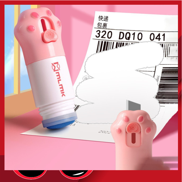 

PROMO - 6317 Cutter dan Penghapus Alamat Resi Paket / Cute Information Remover Receipt / Cutter Mini Lucu 2 in 1 Package Opener