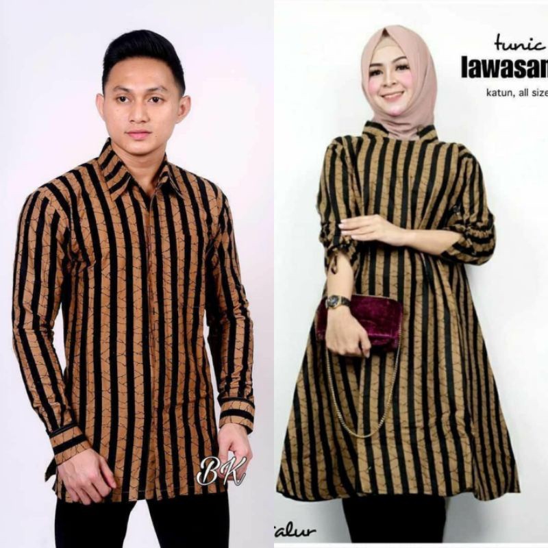 COUPLE BATIK DRES TUNIK B SIZE JUMBO M.L.XL.XXL.XL.XL.XL.XL.XL.XL.9XL.XL Lurik