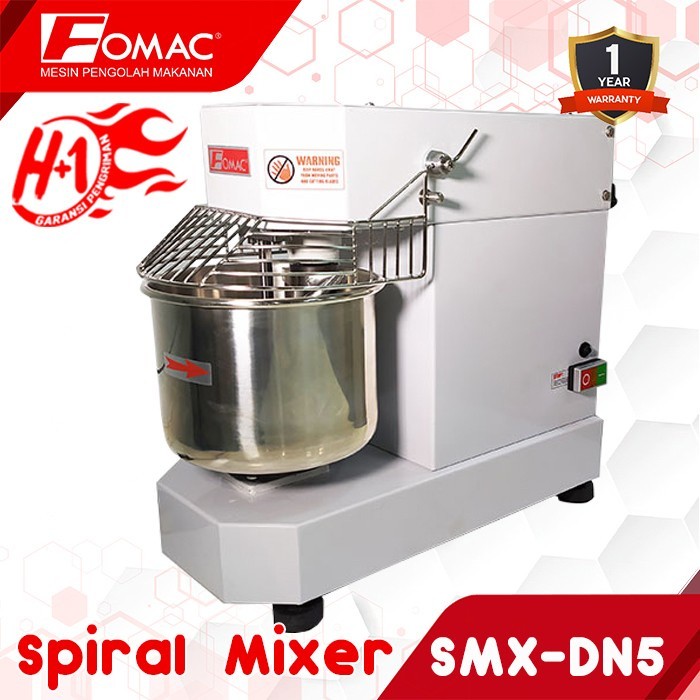 FOMAC Mesin Pengaduk Adonan Spiral Mixe / SMX-DN5