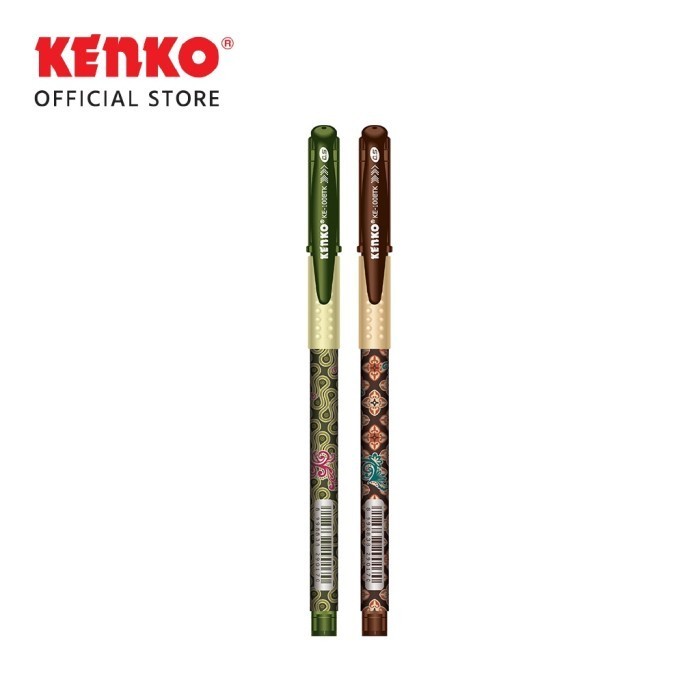 

Gel Pen Pulpen Pena Kenko KE-100BTK (Batik) 0.5 mm