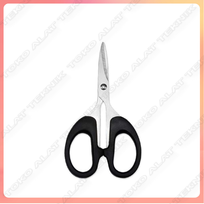 

New!! Gunting Kertas Hitam Besi Anti karat Buat Sekolah Alat Tulis Pemotong Potong Serbaguna
