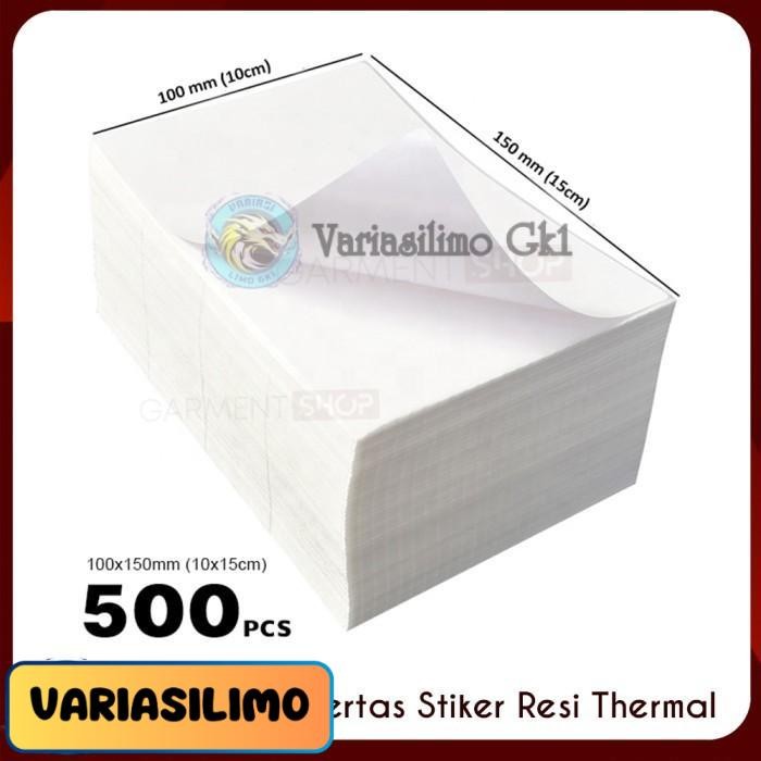 

Kertas Stiker Resi Pengiriman Barcode Label Thermal A6 Murah 10x15 cm - 500 (Kotak)