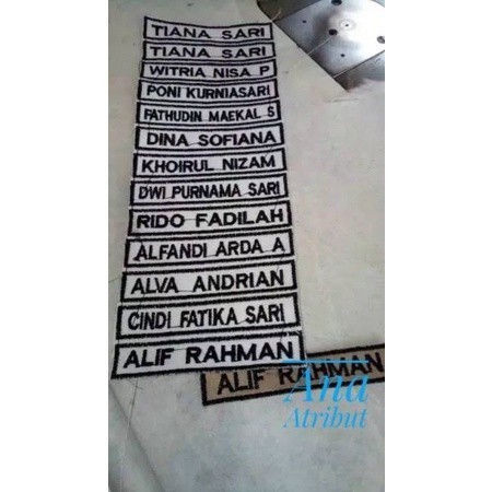 Bordir BORDIR SEKOLAH, NAMA SEKOLAH BORDIR, BADGE SEKOLAH, BET SEKOLAH, LOKASI SEKOLAH BORDIR bordir